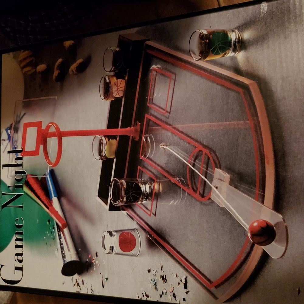 Basketball shots drinking game